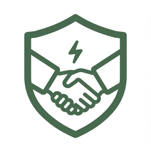 Clipboard and multimeter icon representing documented electrical testing