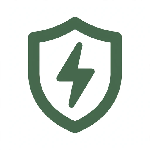 Whole-home surge protective device mounted at the main service panel