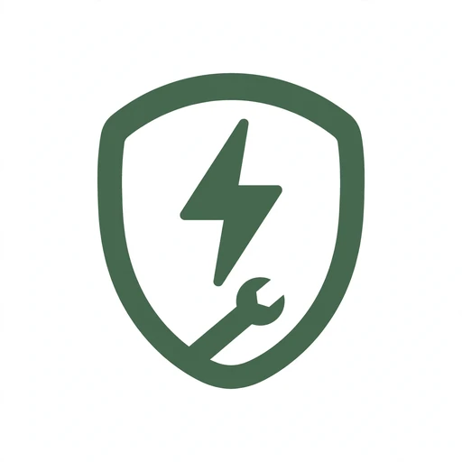 Technician shutting off a main breaker during an urgent electrical call